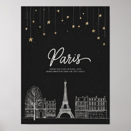 Unter den Sternen von Paris I Poster