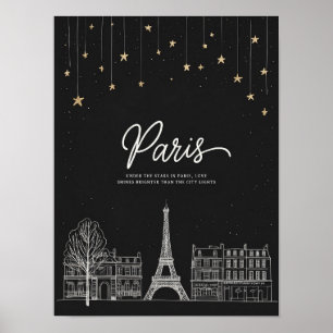 Unter den Sternen von Paris I Poster