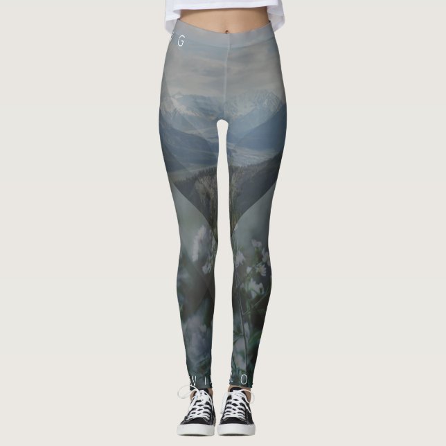 Unter den Wildblumen-Gebirgseinstellungs-Leggings Leggings (Vorderseite)