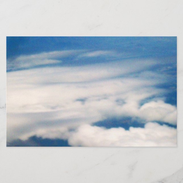 UNTER DEN WOLKEN stationär Briefpapier (Vorderseite)