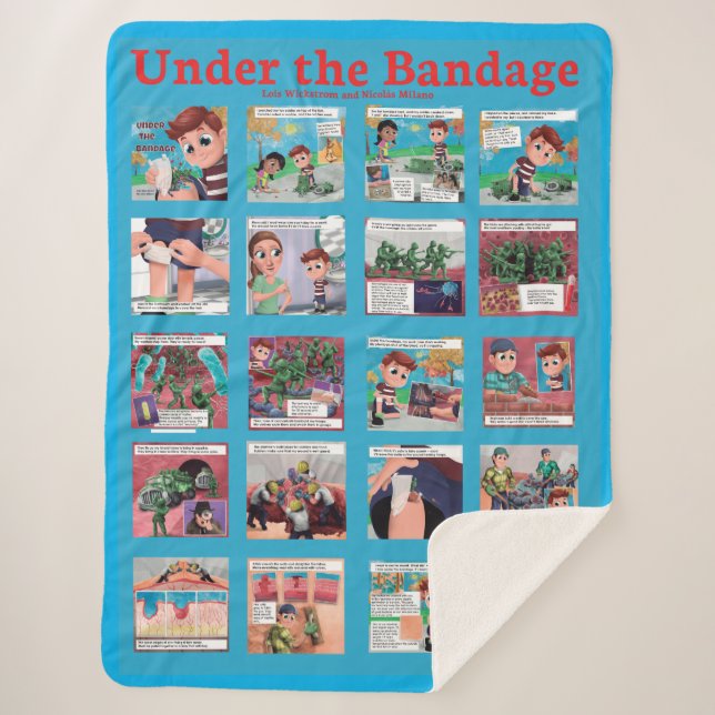 Unter der Bandage-Decke Sherpadecke (Vorderseite)