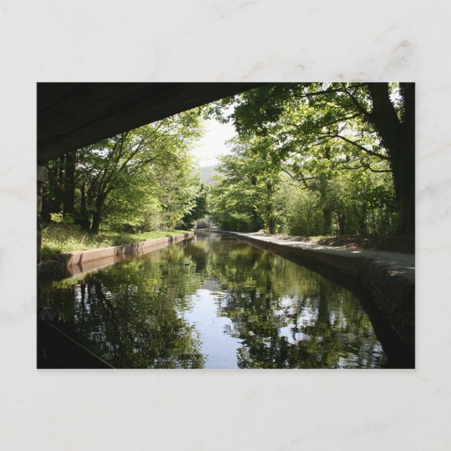 Unter der Brücke Llangollen Canal Postcard Postkarte (Vorderseite)