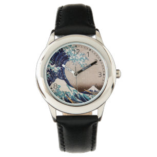 Unter der großen Welle vor Kanagawa Armbanduhr