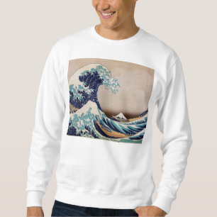 Unter der großen Welle weg von Kanagawa Sweatshirt