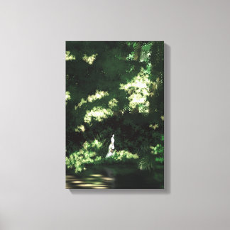Unter der grünen Wandkunst Leinwanddruck