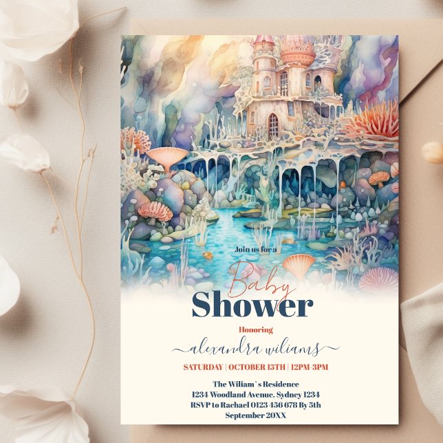 Unter der Kinderdusche für Meerestiere Einladung (Von Creator hochgeladen)