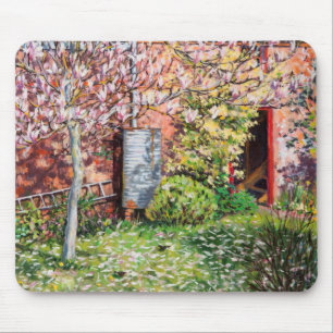 Unter der Magnolie Mousepad