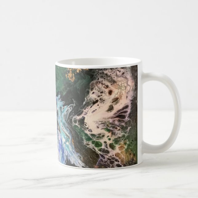 Unter der Märchenserie "Sea Fairy" in grün Kaffeetasse (Rechts)