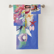 Unter der Meerjungfrau Ozean Lila Türkis