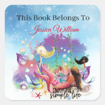 Unter der Meerjungfrau Ozean Lila Türkis