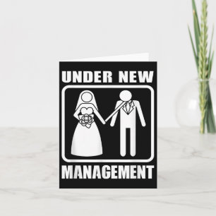 Unter der neuen Leitung Bachelor Party Wedding Men Karte
