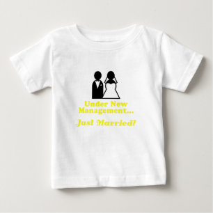 Unter der neuen Leitung nur verheiratet Baby T-shirt