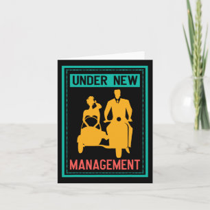 Unter der neuen Management Bachelor Party Wedding  Karte