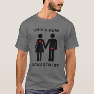 Unter der neuen Management Funny Wedding Bachelor  T-Shirt