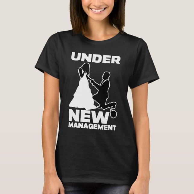 Unter der neuen Management-Hochzeit Männer Bachelo T-Shirt (Vorderseite)