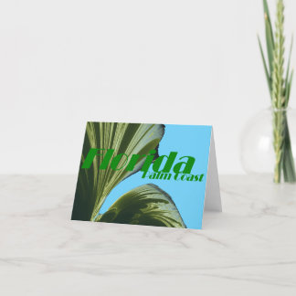 Unter der Palm Tree-Karte Karte