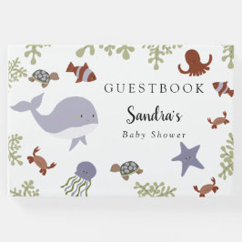 Unter der Sea Baby Dusche Niedliche Custom Gästebuch