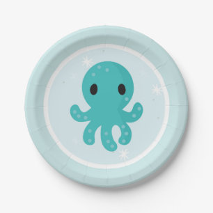 Unter der "Sea Birthday Party" Pappteller