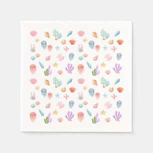 Unter der "Sea Birthday Party" Serviette