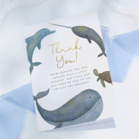 Unter der Sea Boy Baby Dusche Vielen Dank