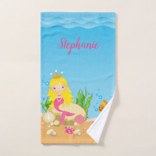 Unter der Seemeerjungfrau Badhandtuch Set