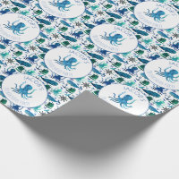 Unter der Seewatercolor-Krake personalisiert