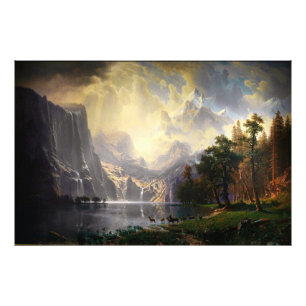 Unter der Sierra Nevada von Albert Bierstadt Fotodruck