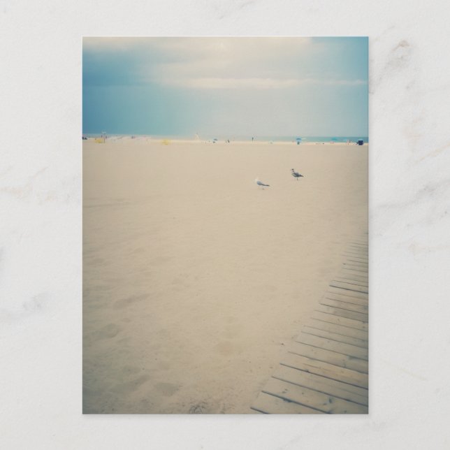 Unter der Strandpromenade Postkarte (Vorderseite)