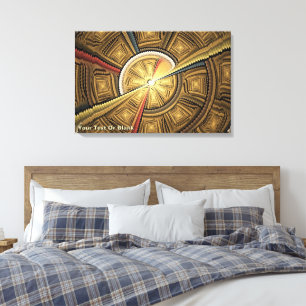 Unter der Tempelkuppel Leinwanddruck