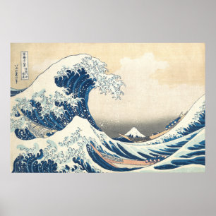 Unter der Welle von Kanagawa Poster