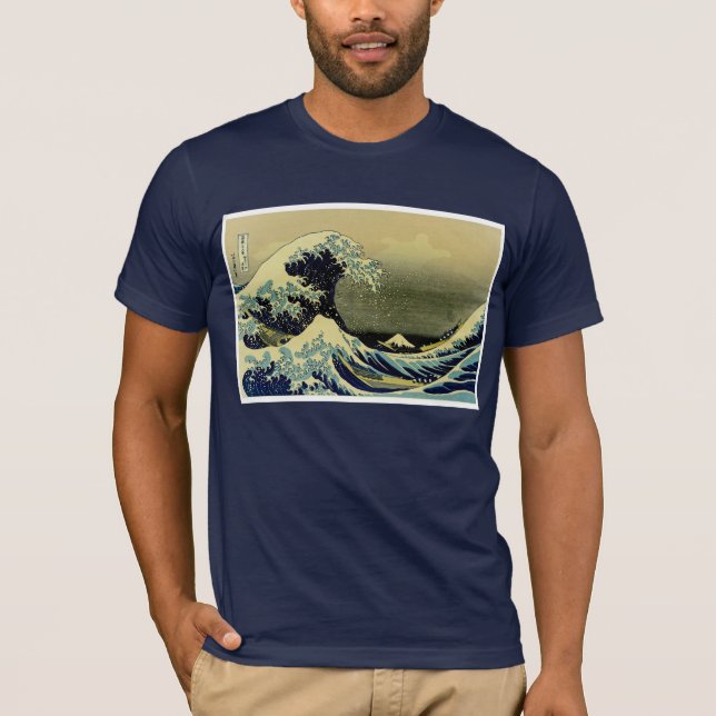 Unter der Welle weg von Kanagawa T-Shirt (Vorderseite)