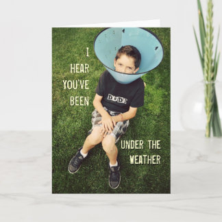 Unter der Wetterkarte (Junge in der Dog Cone) Karte