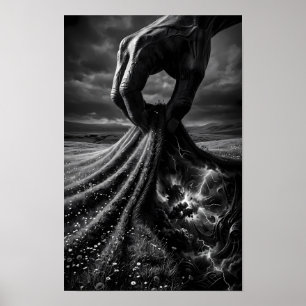 Unter der Wiese, ein verstecktes Sturmplakat Poster