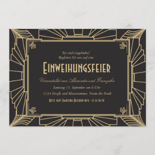 unter DM-Motto 1920 Einweihungsparty Einladung