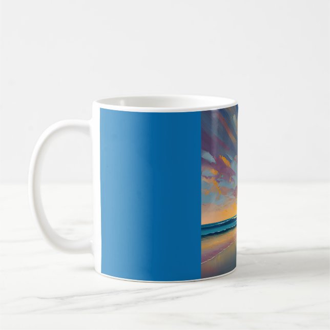 "Unter einem majestätischen Himmel". Kaffeetasse (Links)