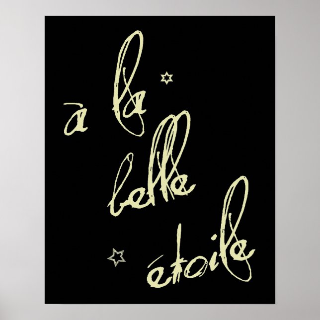 Unter einem schönen Stern Poster (Vorne)