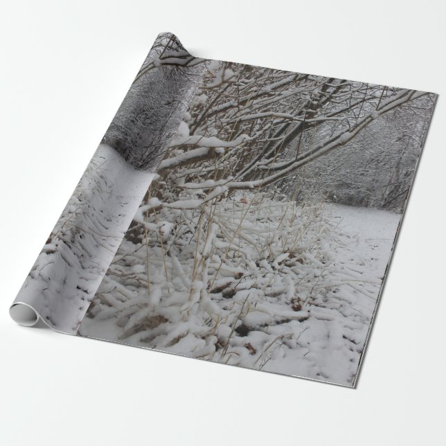Unter einer Decke des Schnees Geschenkpapier (Ungerollt)