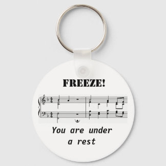 Unter einer Erholung Schlüsselanhänger