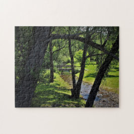 Unter einer Überdachung der Weiden Puzzle