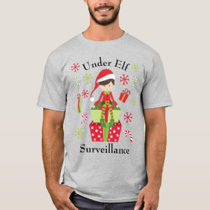 Unter Elf-Überwachung Weihnachtsfeiertage T-Shirt