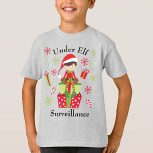 Unter Elf-Überwachung Weihnachtsfeiertage T-Shirt