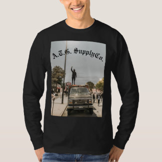 "Unter Feuer" Sammlung A.T.G. Langschläfer T-Shirt