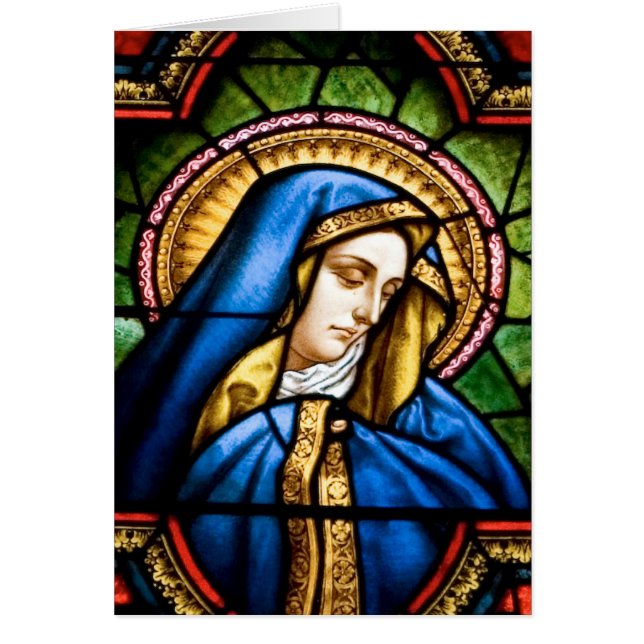 Unter Frauen gefestigte Glaskarte gesegnet (Vorne)