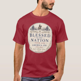Unter Gottes Teller Quadratischer Papier Untersetz T-Shirt