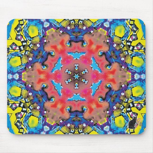 Unter Kaleidoskop Mousepad (Vorne)