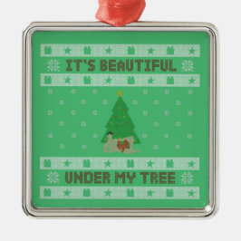 Unter meinem Baum-Ornament Ornament Aus Metall
