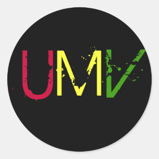 Unter meinem Voodoo Runder Aufkleber