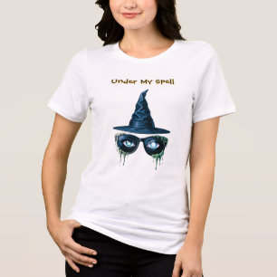 Unter meinem Zauber - - Blaue Augen Hexe Tri-Blend Shirt