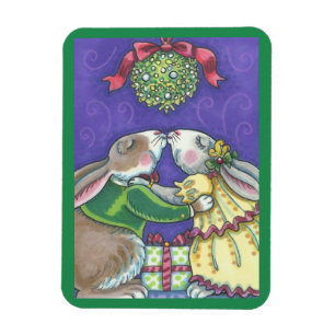 Unter "Mistletoe CHRISTMAS RABBITS MAGNET" Magnet