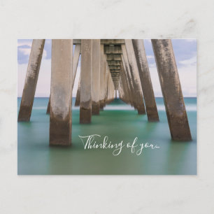 Unter Navarra Beach Pier denken Sie an Postkarte